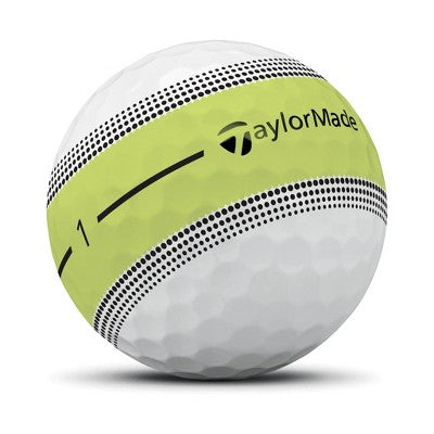 TaylorMade Tour Response Golf Balls 12bp - Stripe: Rubber Urethane Shell, All Ages