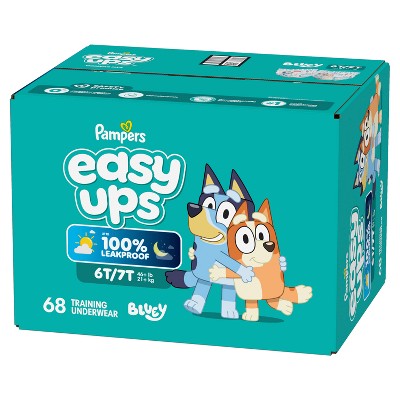 Pampers Easy Ups Bluey Training Underwear - Size 6T-7T - 68ct