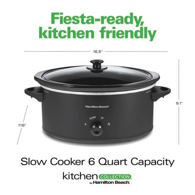 Kitchen Collection By Hamilton Beach 6qt Slow Cooker 33607KC