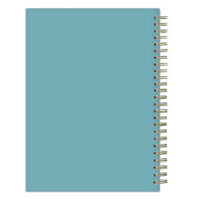 Blue Sky 5.875"x8.625" 2025-2026 Weekly/Monthly Wirebound Planner Clear Cover Tinned Light Multi
