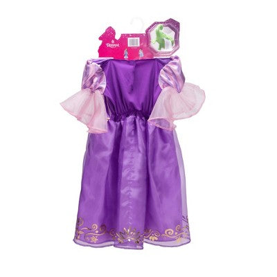 Disney Princess Majestic Rapunzel Dress with Pascal Shoulder Plush Friend