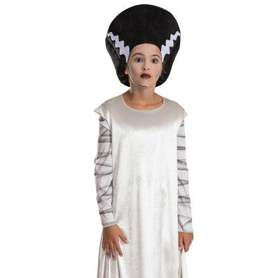 NBCUniversal Studios Girls' Monsters Bride Of Frankenstein Classic Costume Dress 7-8
