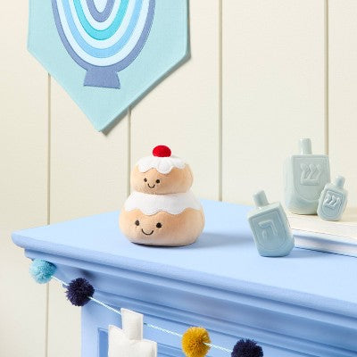 3ct Ceramic Dreidels Decor Set - Spritz