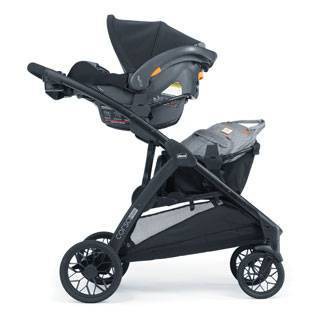 Chicco Corso Flex Infant Car Seat Adapter/Basket - Black: Machine Washable Seat Pad, Metal Material