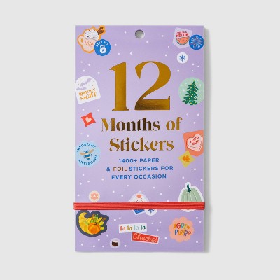 Pulsar Eco Products Year of Planning Sticker Book