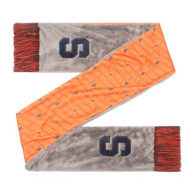 NCAA Syracuse Orange Printed Mini Faux Shearling Scarf