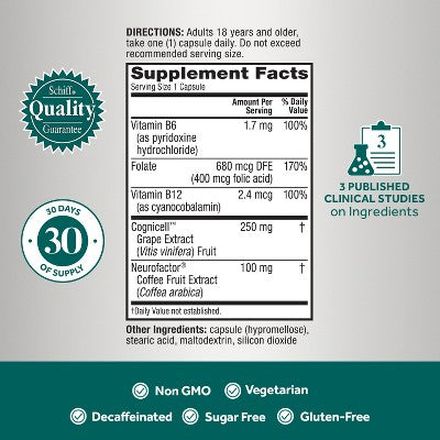 Neuriva Memory Dietary Supplement Capsules - 3 Dose - 30ct