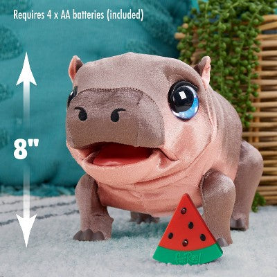 FurReal Sally The Silly Hippo 9" Interactive Plush Kids Toys for Ages 4 Up by Just Play