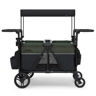 Jeep Aries Stroller Wagon by Delta Children - Black/Green (LOCAL PICKUP ONLY)