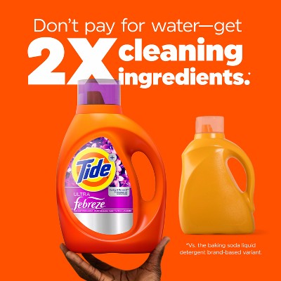 Tide Plus Febreze Spring & Renewal High Efficiency Liquid Laundry Detergent Soap - 149 fl oz