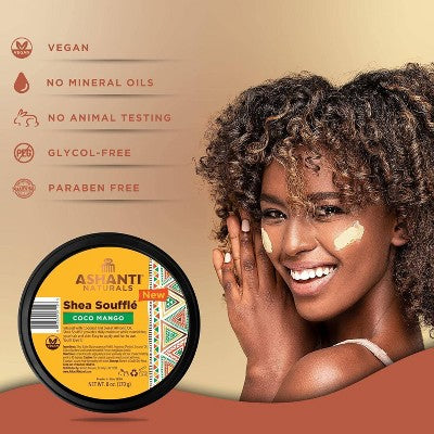 Ashanti Whip Shea Souffle Coco Mango Hair Wax - 8 fl oz