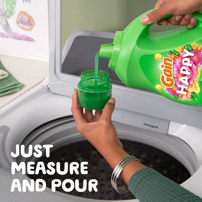 Gain Happy Hibiscus Hula Liquid Laundry Detergent 61 Loads - 88 fl oz