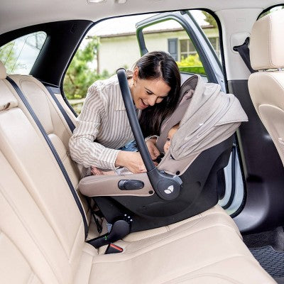 Joie Mint Latch Baseless Infant Car Seat - Thunder: LATCH Compatible, Rear Facing, Includes Car Seat Base & Accessories (LOCAL PICKUP ONLY)