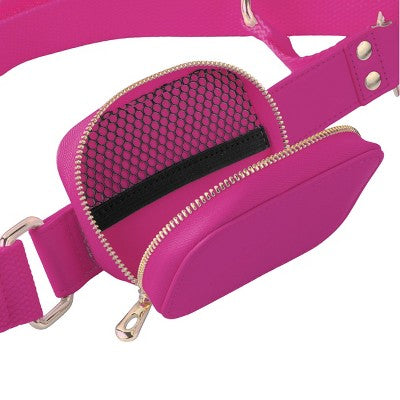 GEMS Crossbody Phone Strap with Wallet - Fuchsia