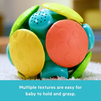 Bright Starts Wobble Bobble Activity Ball Toy: Gross Motor Skills, Fine Motor Skills, Baby Learning Toy