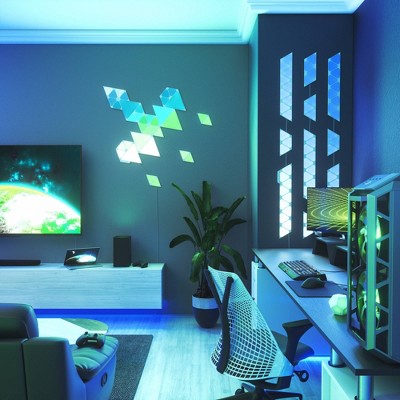 Nanoleaf 10pk Shapes Triangle Mini Expansion LED Light Kit
