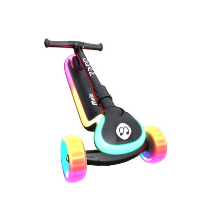 Melo Beam 3 Wheel Kick Scooter with Light Up Wheels - Black (LOCAL PICKUP ONLY)