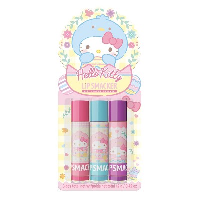 Lip Smacker Hello Kitty Lip Balm - Blue - 3pk