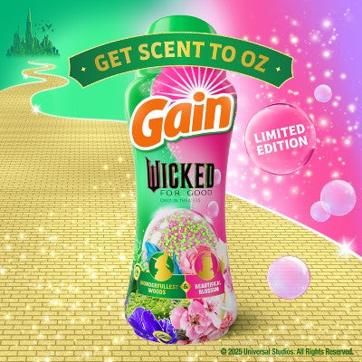 Gain Wicked Laundry Scent Booster Beads, Limited Edition Woods & Blossom - 12.2oz