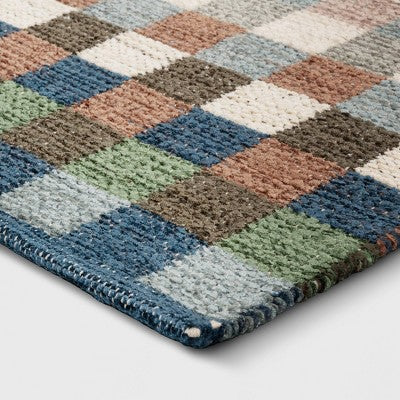 2'x3' Checkered Accent Rug - Threshold (LOCAL PICKUP ONLY)