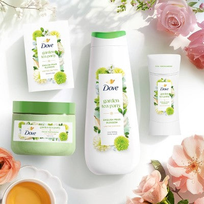 Dove Beauty Garden Tea Party Body Wash - English Pear Blossom - Limited Edition - 20 fl oz
