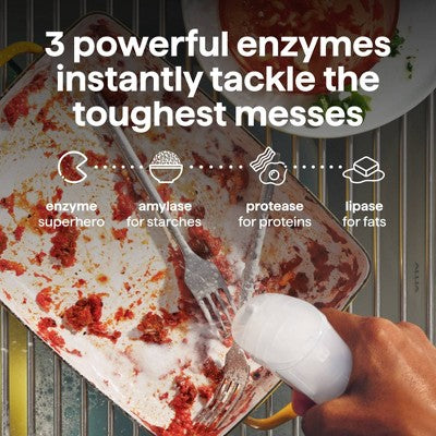 Method Super Shine Foaming Dish Spray Powered By Enzymes Free + Clear - Refill - 16oz