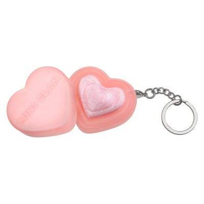 Mini Glam Cosmetics - Heart Glitter Balm Pink