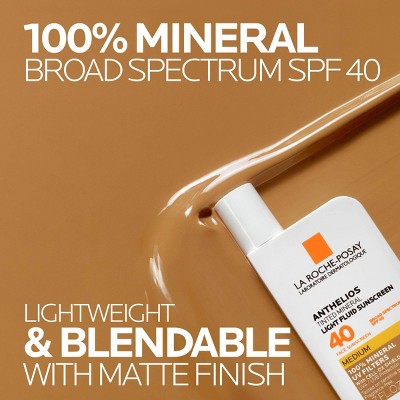 La Roche Posay Anthelios 40 Tinted Mineral Light-Fluid Sunscreen - 1.7 fl oz - Medium