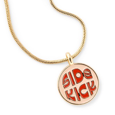 "Side Kick" Charm - Peach/Gold - The Cuddle Collab