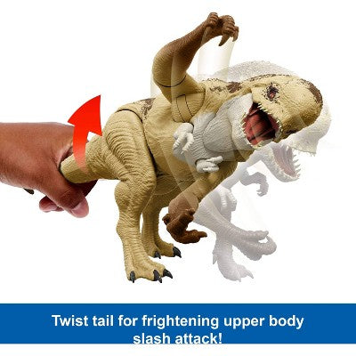 Jurassic World Rebirth Villain Dino Action Figure, 22" Rumble N Rampage Dinosaur Toy, 2 Attacks (LOCAL PICKUP ONLY)