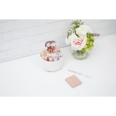Thinkspace Cosmetic Rotating Storage - White