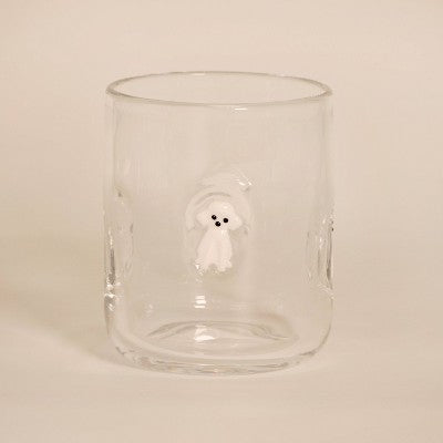 Madison Home 16 fl oz Icon Juice Glass Dog White Fluffy