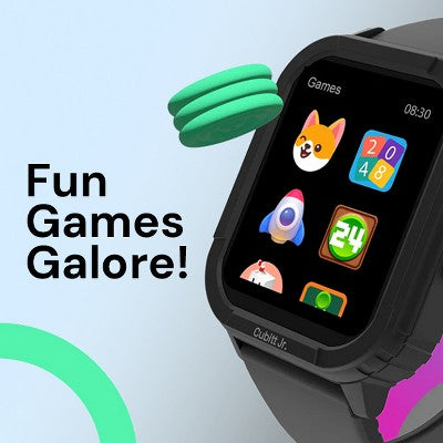 Cubitt Jr Smart Watch for Kids & Teens: Purple