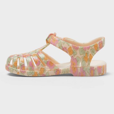 Toddler Girls Sunny Jelly Sandals - Cat & Jack Multicolor 10T