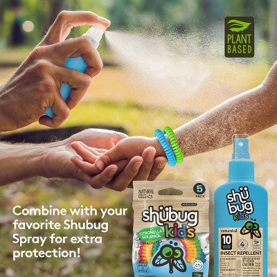 Shubug 5pk Kids Insect Repellent Citronella Bracelet