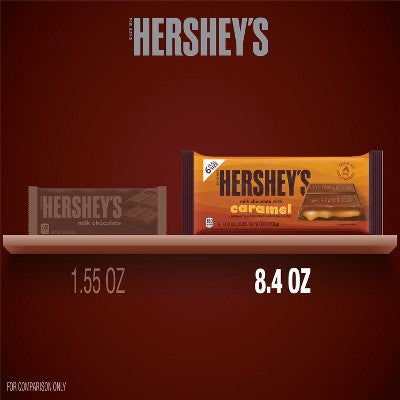 Hershey's Milk Chocolate with Caramel candy Bars - 8.4oz/6ct