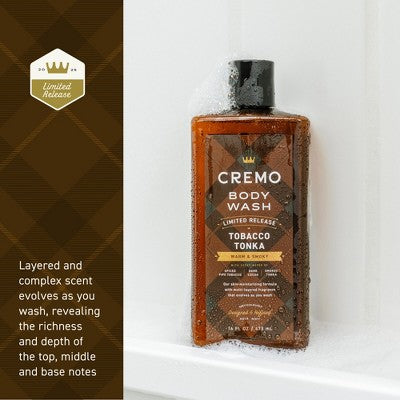 Cremo Body Wash - Tobacco Tonka - 16 fl oz