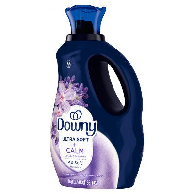 Downy Ultra Soft + Calm Lavender & Vanilla Beans Liquid Fabric Softener - 56 fl oz