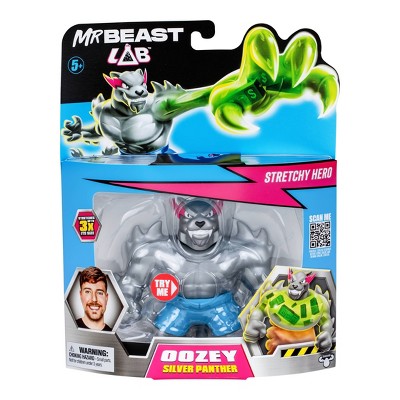 MrBeast Lab Stretchy Hero Silver Panther