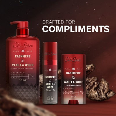 Old Spice x The Spice Alchemist Collection Men's Crafted for Compliments Cologne Mist - Cashmere and Vanilla Wood - 3.8 fl oz
