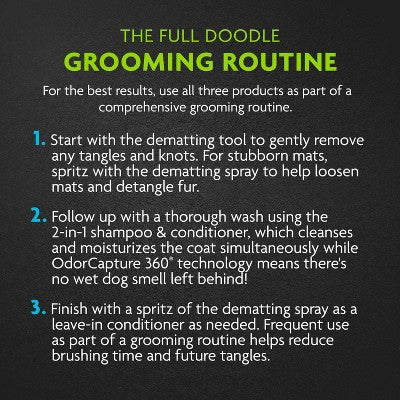 Furminator 2-in-1 Detangling Doodle Grooming Brush