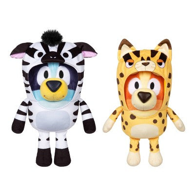 Bluey Siblings Interactive Plush - 2pk: Sound-Effect Fabric Toys
