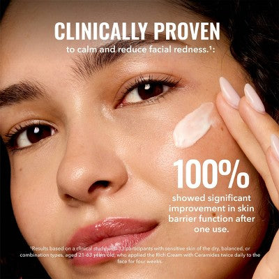 Good Molecules Rich Cream with Ceramides - 50ml: Moisturizing, Vegan, For Normal to Very Dry Skin, Lotion