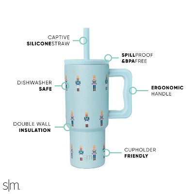 Simple Modern 24oz Trek Nutcracker Straw Tumbler