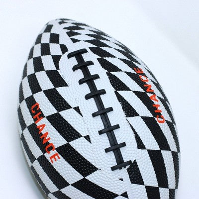 Chance Retro Remix Checkered Football - Black