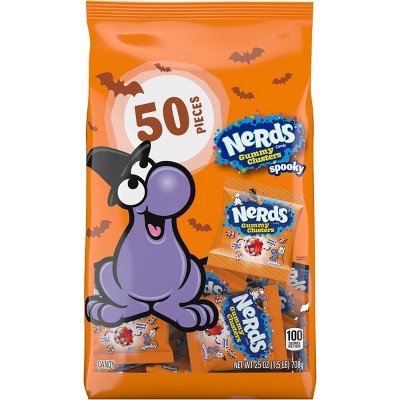 Nerds Gummy Clusters Variety Mix Halloween Candy - 25oz/50ct