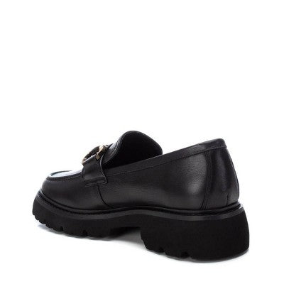 Carmela Leather Collection Women's Moccasins BLACK 6