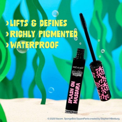 Wet n Wild SpongeBob Waterproof Mascara - Black - 0.21 fl oz