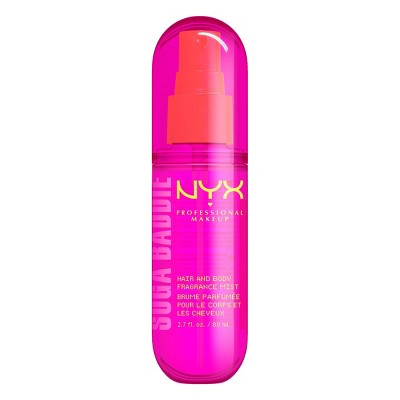 NYX Professional Makeup Hair & Body Fragrance Mist Spray- Suga Baddie - 2.7 fl oz