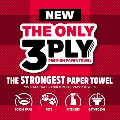 Brawny Tear-A-Square 3-Ply Paper Towels - 10 Triple Rolls (LOCAL PICKUP ONLY)